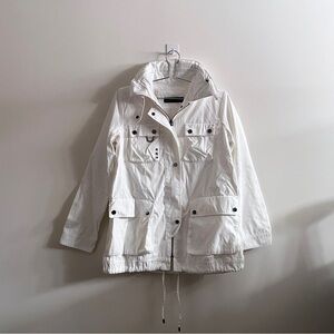 ZARA NAUTICAL PARKA ANORAK UTILITY TRENCH COAT JACKET